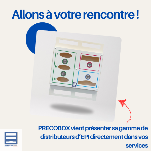 precobox à la rencontre des soignants, distributeur d'epi