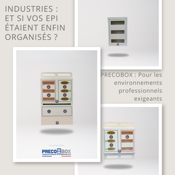 distributeur d’epi precobox pour l’organisation des équipements en milieu industriel