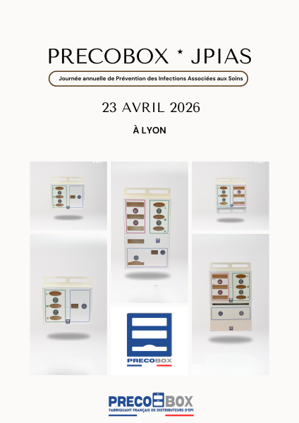 présence de precobox à la jpias 2026 à lyon pour présenter le distributeur d’epi modulable et optimiser la gestion des epi en établissement de santé