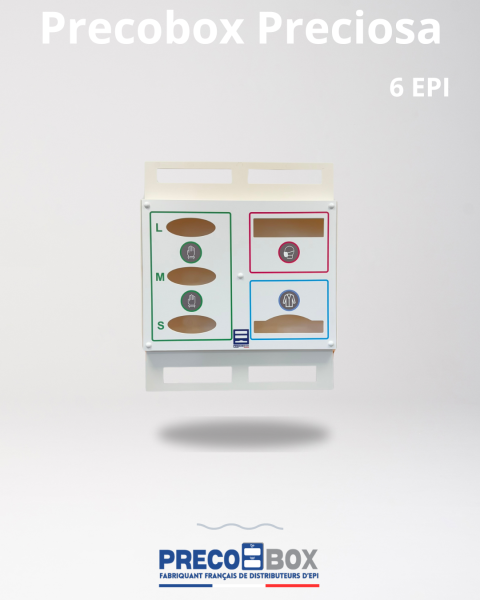 distributeur epi preciosa 6 epi precobox fixation ventouse installé au medipole saint roch perpignan 66