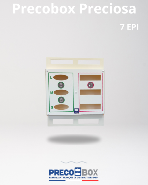 distributeur epi preciosa 7 compartiments precobox ouvert installé en établissement de santé strasbourg