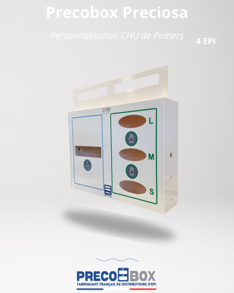 distributeur epi precobox sur mesure chu poitiers tabliers soins ergonomie personnalisée