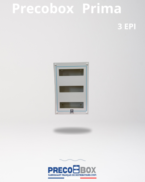 distributeur epi prima 3 compartiments precobox face avant à lille