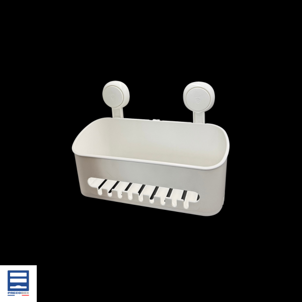 panier ventouse amovible precobox compatible avec distributeur d’epi mural pour rangement complémentaire en établissement de santé