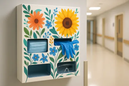 Notre zone d'activité pour ce service Finition sur-mesure de distributeurs d’EPI pour chaînes de conditionnement pharmaceutiques